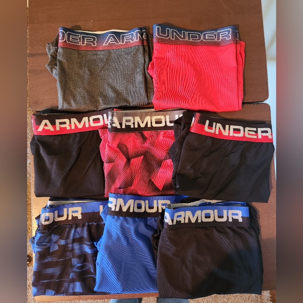 Set of 8 boy's Under Armour Boxerjock underwear